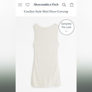 Abercrombie and Fitch Crochet-Style Mini Dress
